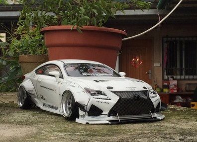 1/10 LEXUS RC F Finished Body Pearl-white