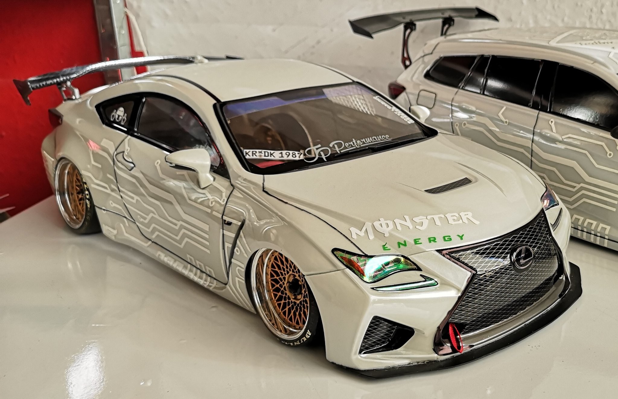 1/10 LEXUS RC F Clear Body