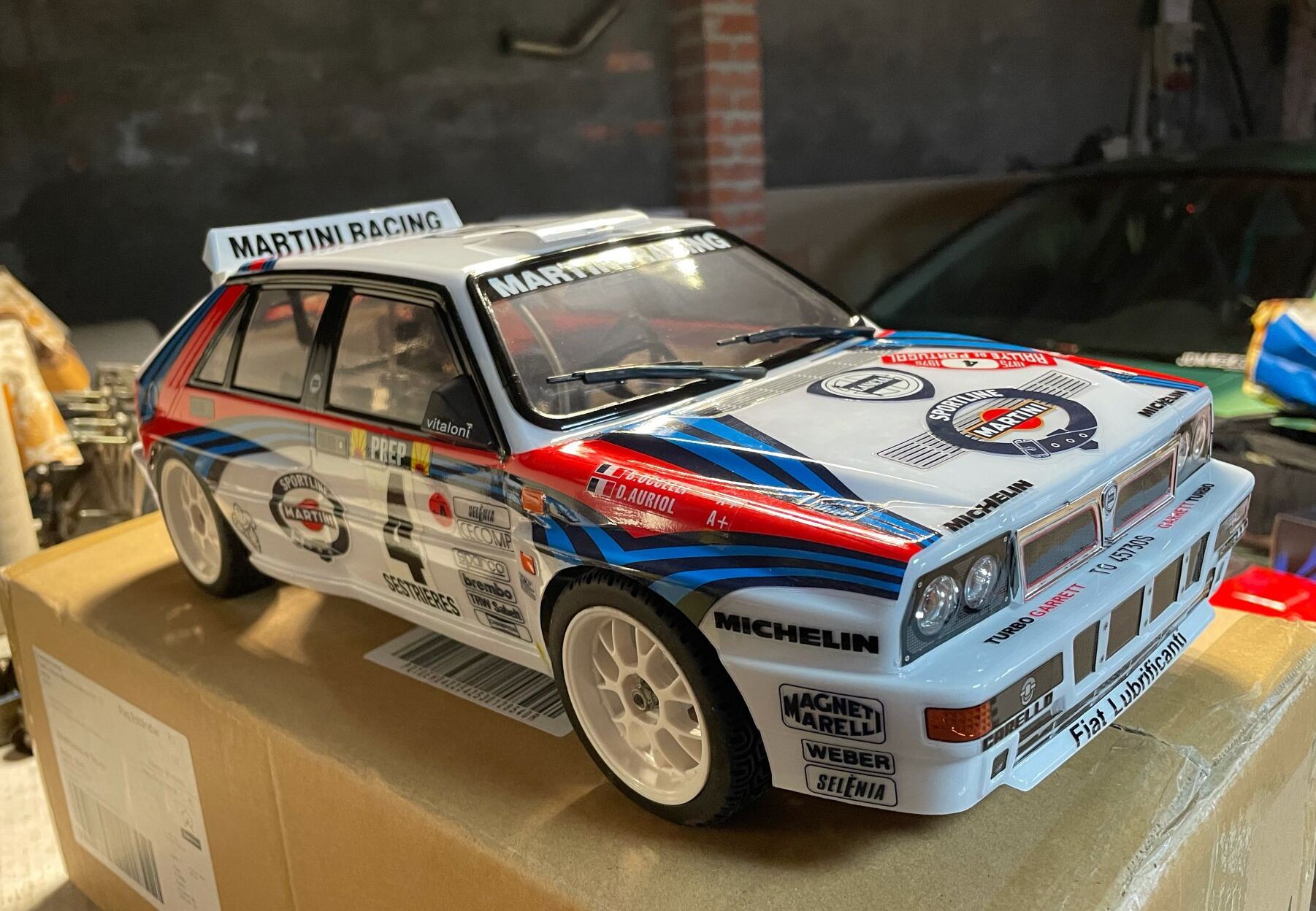 Killerbody 1/10 RC Lancia Delta HF Integrale Finished PC Body Rally-racing  (Printed) #48248