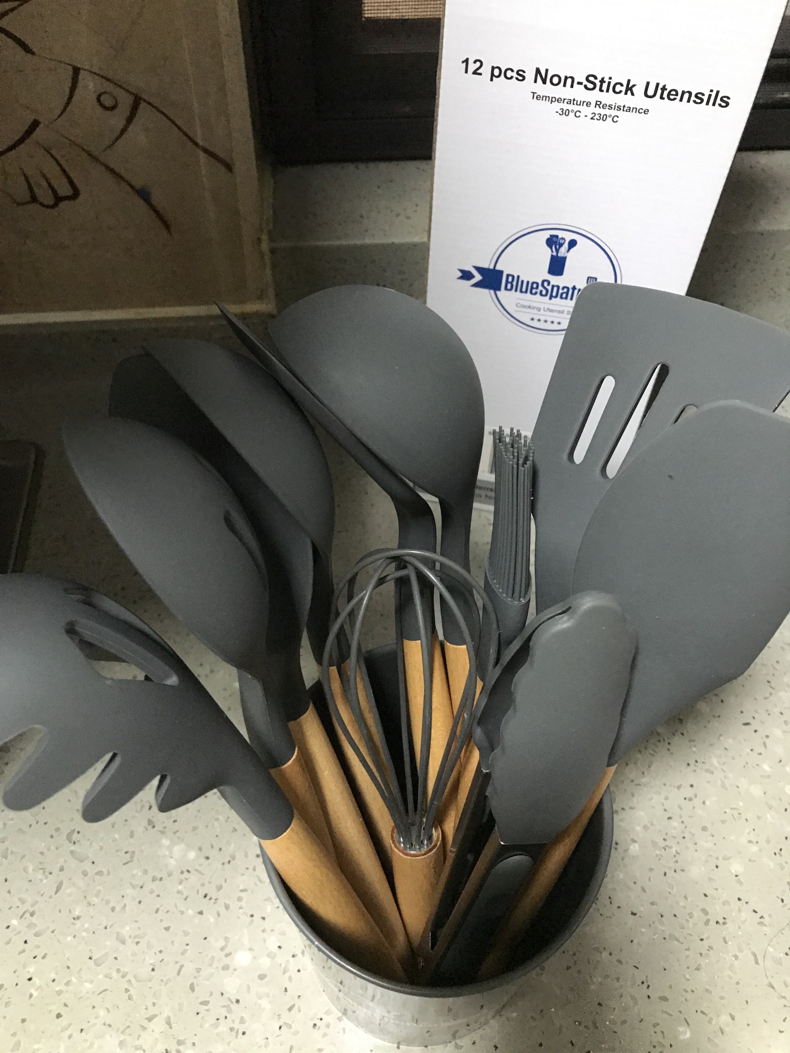 Isıya Dayanıklı Teflon Spatula Yanmaz Yapışmaz Spatula Fırın Krep