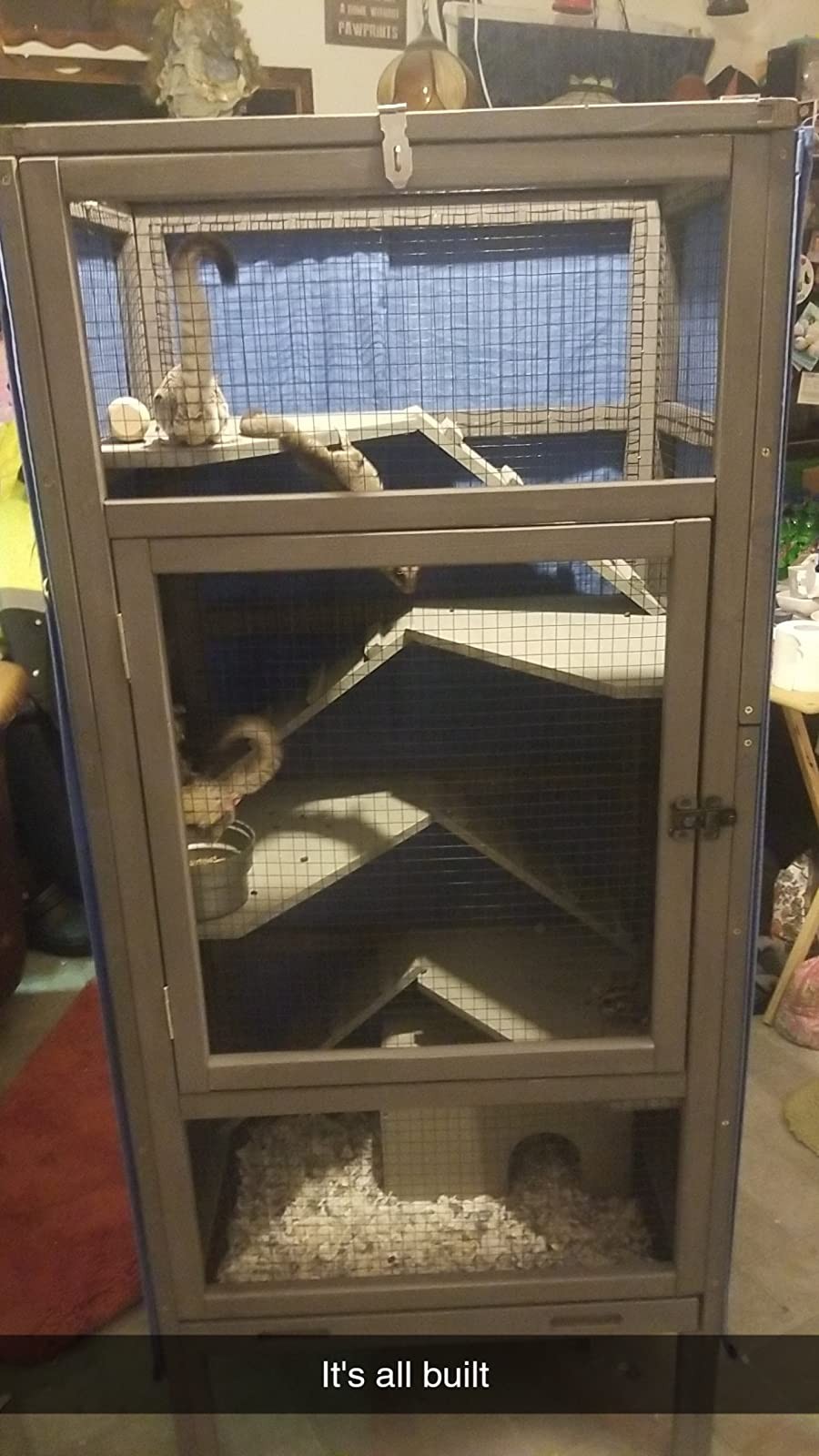 sugar glider cage wood