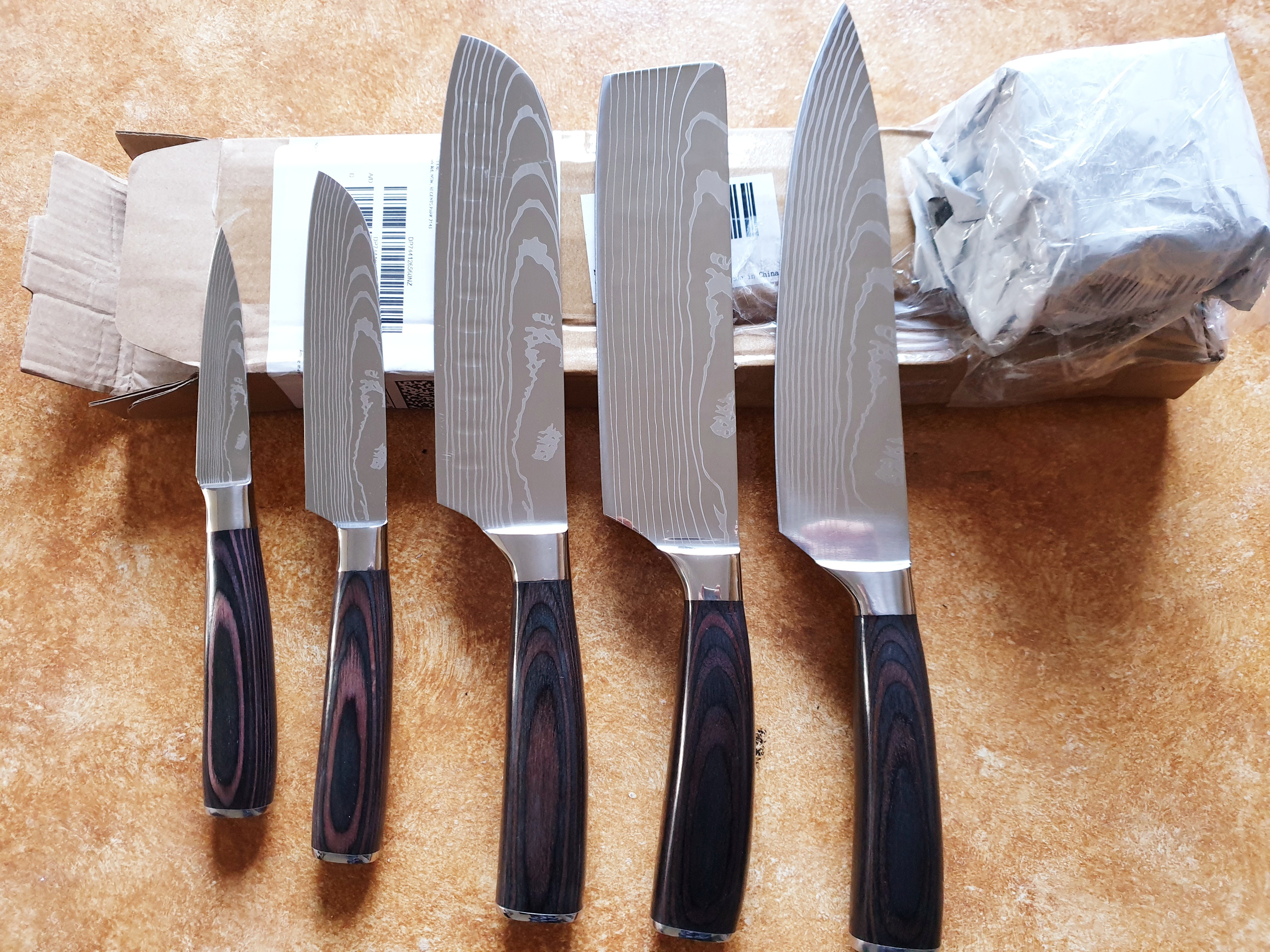  Yatoshi 7 Knife Set - Pro Kitchen Knife Set Ultra