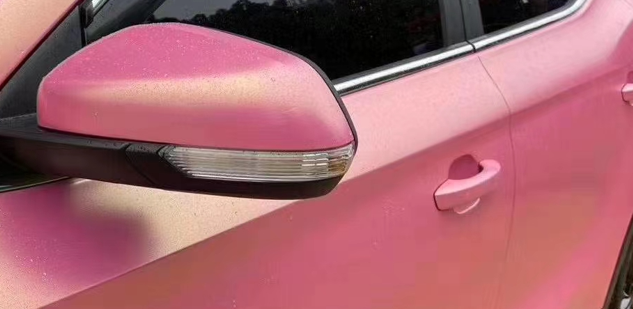 Chameleon Diamond Magic Matte Pink Gold Vinyl Rolls