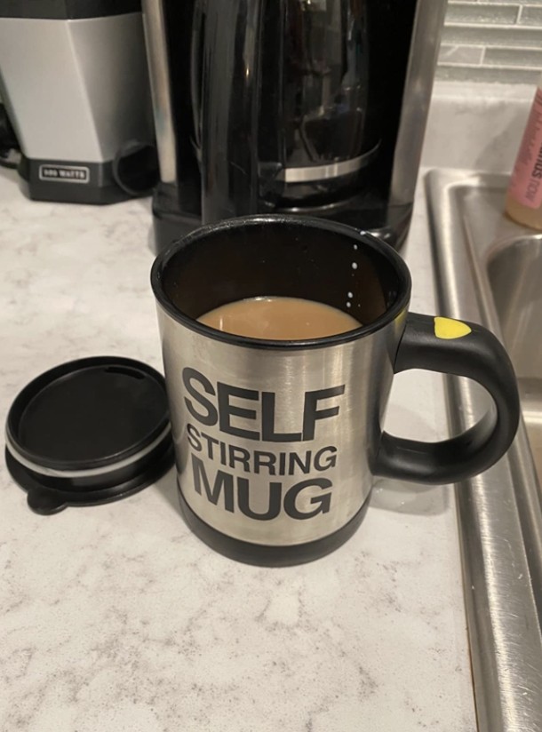  theGizmoMart Self Stirring Mug : Home & Kitchen