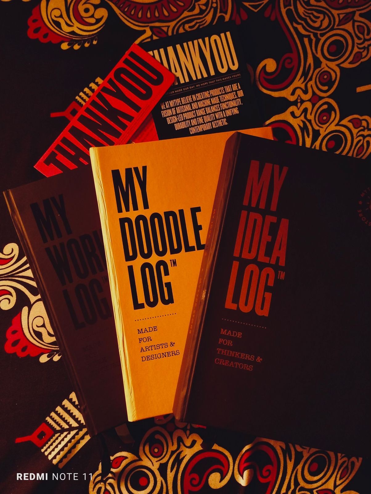 Set of 3 Logs - Idea, Doodle, Work Log 