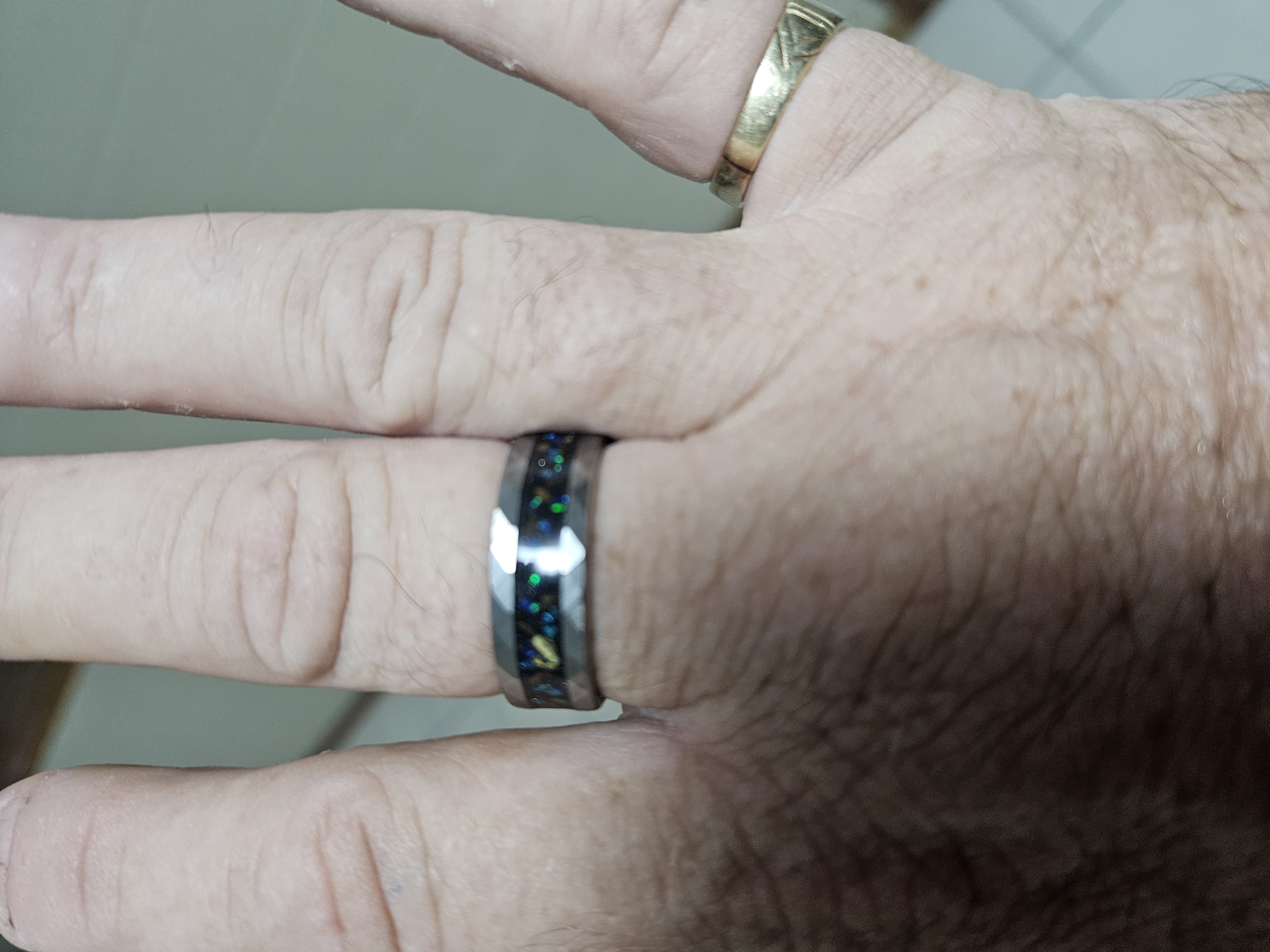 5mm Platinum Wedding Ring Matt Band with Polished Grooves UK Hallmark,  Sizes Q-Z | eBay