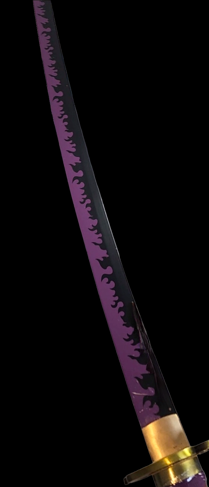 Handmade Anime Katana One Piece Roronoa Zoro's Enma Sword 1095 High Carbon  Steel Purple