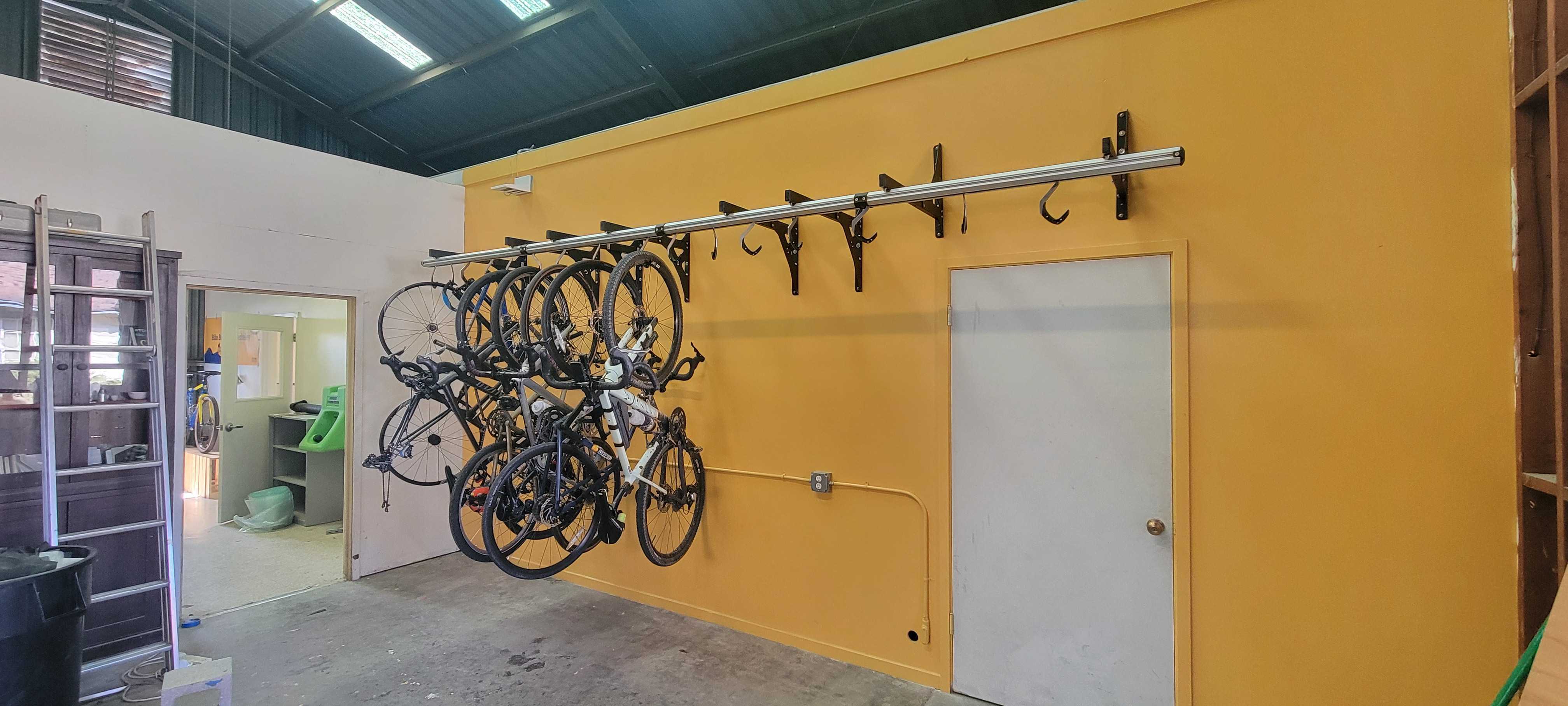 Ziven Posner's 16-bike SpaceRail install in California