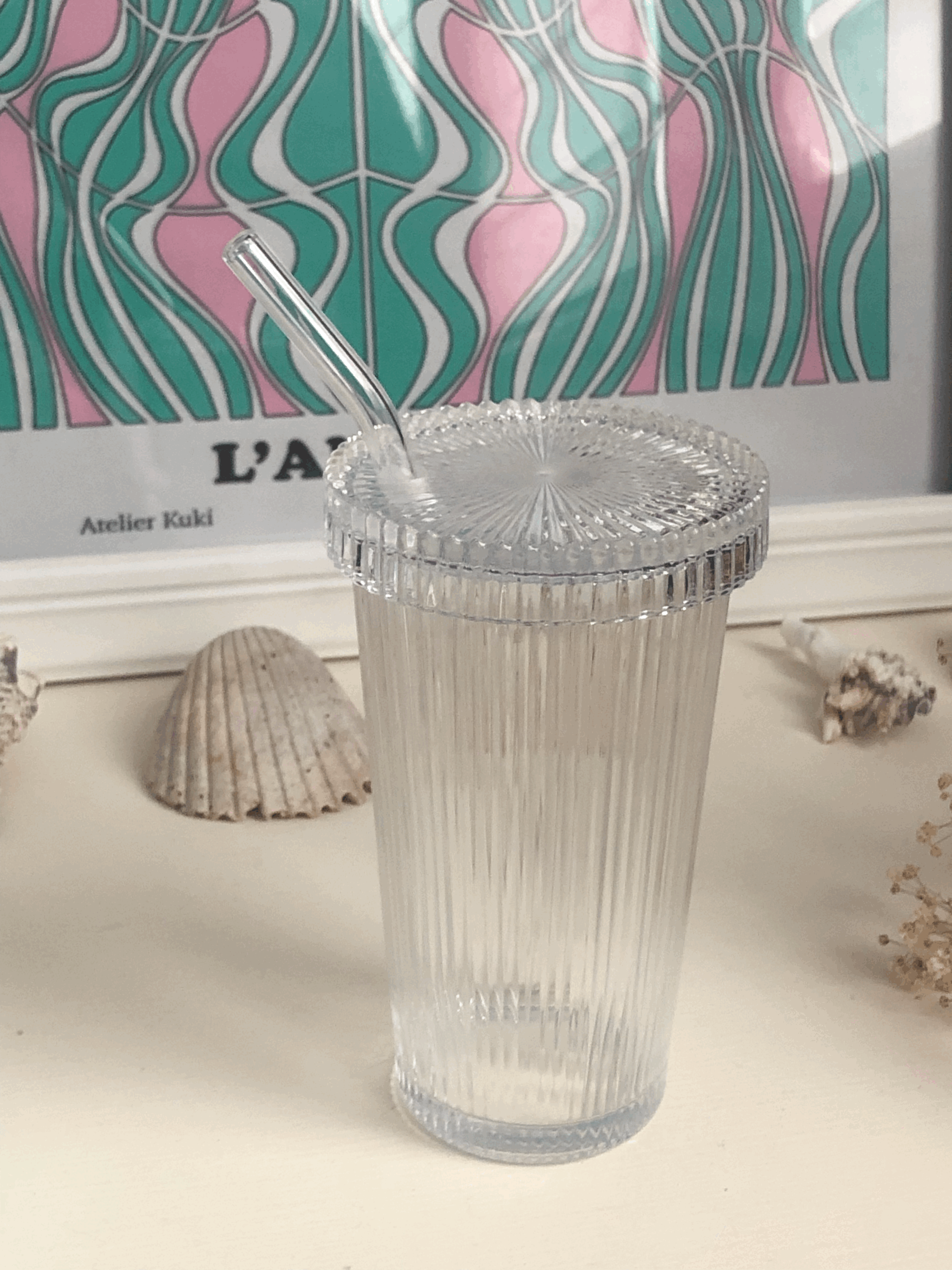 Glass Tumbler & Straw – Cosmicbae